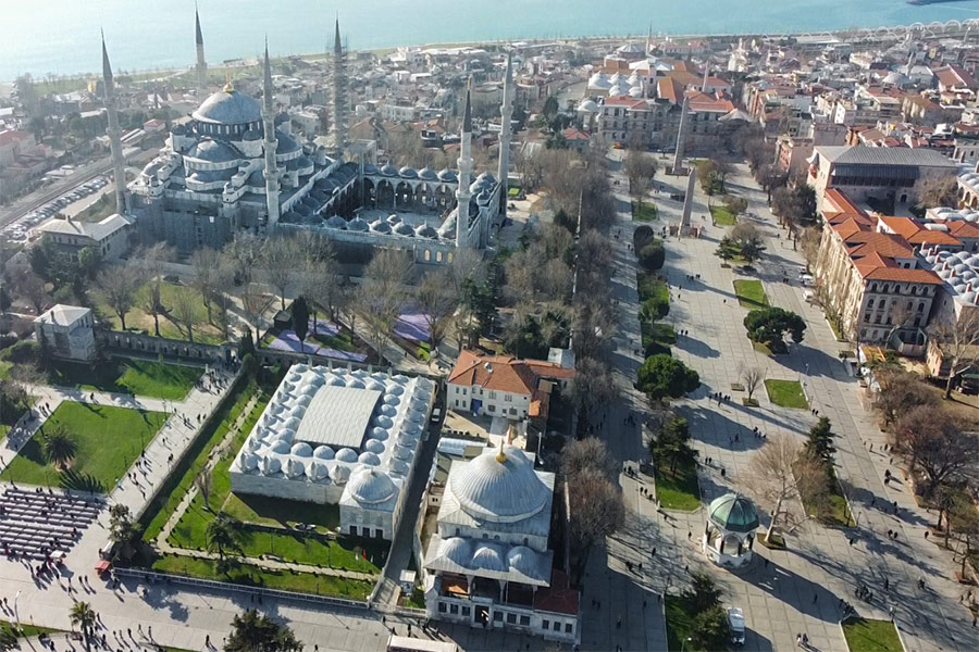 Wo ist die Blaue Moschee in Istanbul